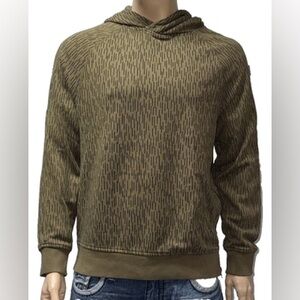Hudson Green/Tan Striped Sweatshirt